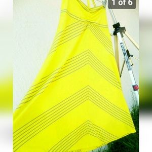 Alpine design skirt, halter Size M🌟 sunshine yellow, Soft, Stretchy.